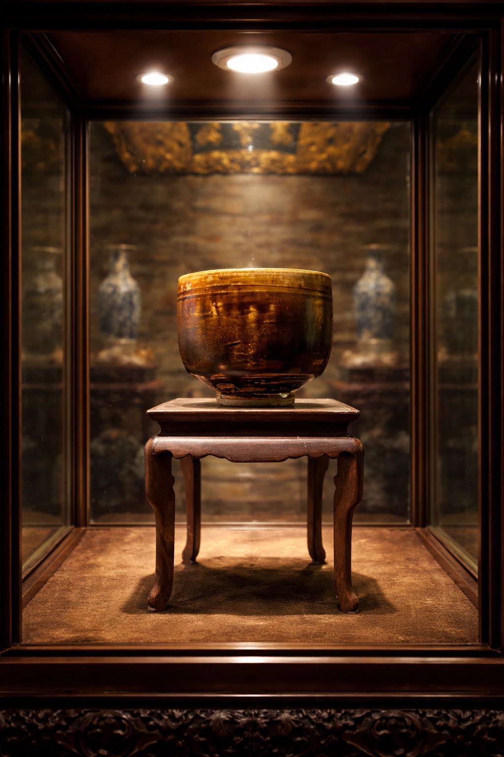 Bát Men Nâu Trần