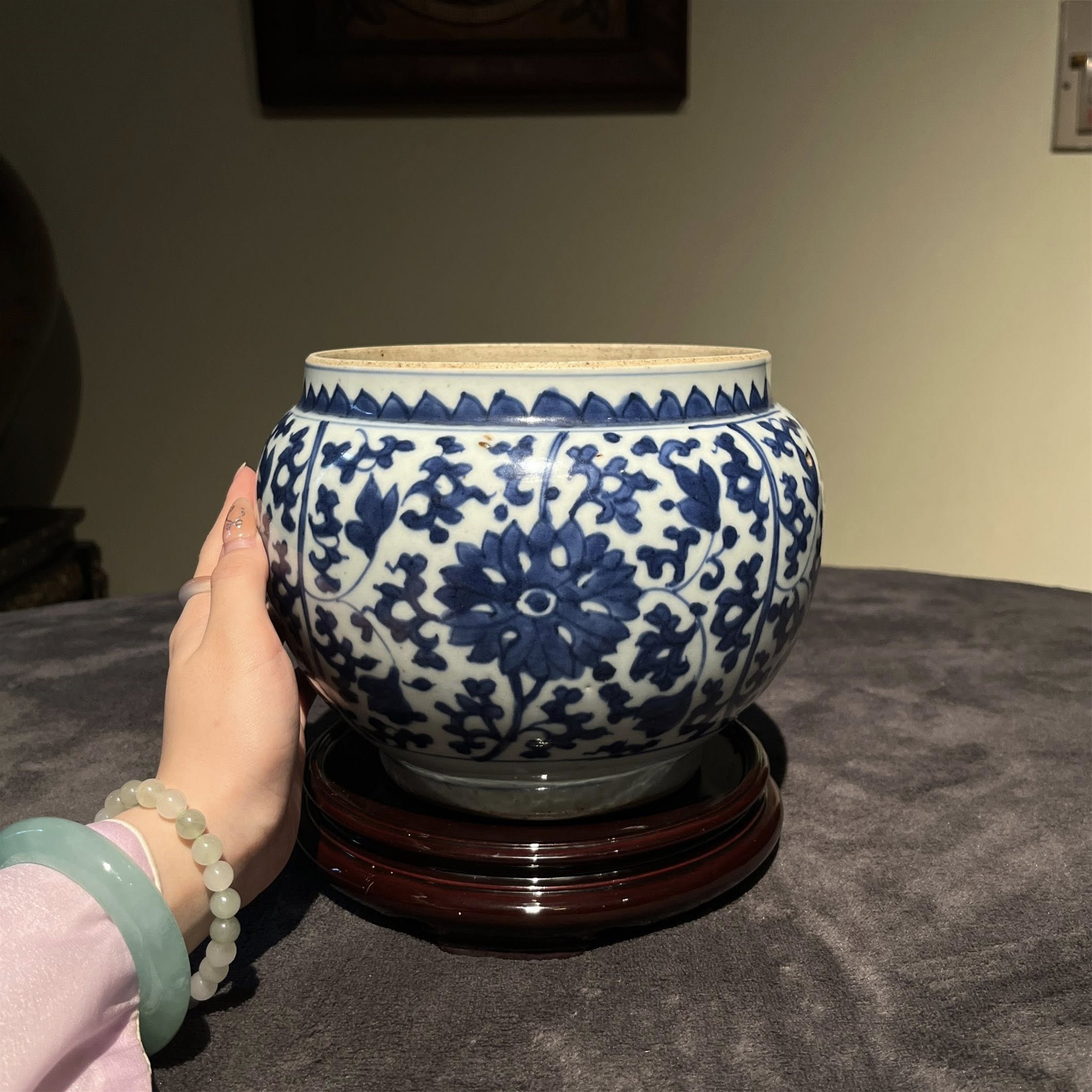 Liễn hoa cúc dây Khang Ky