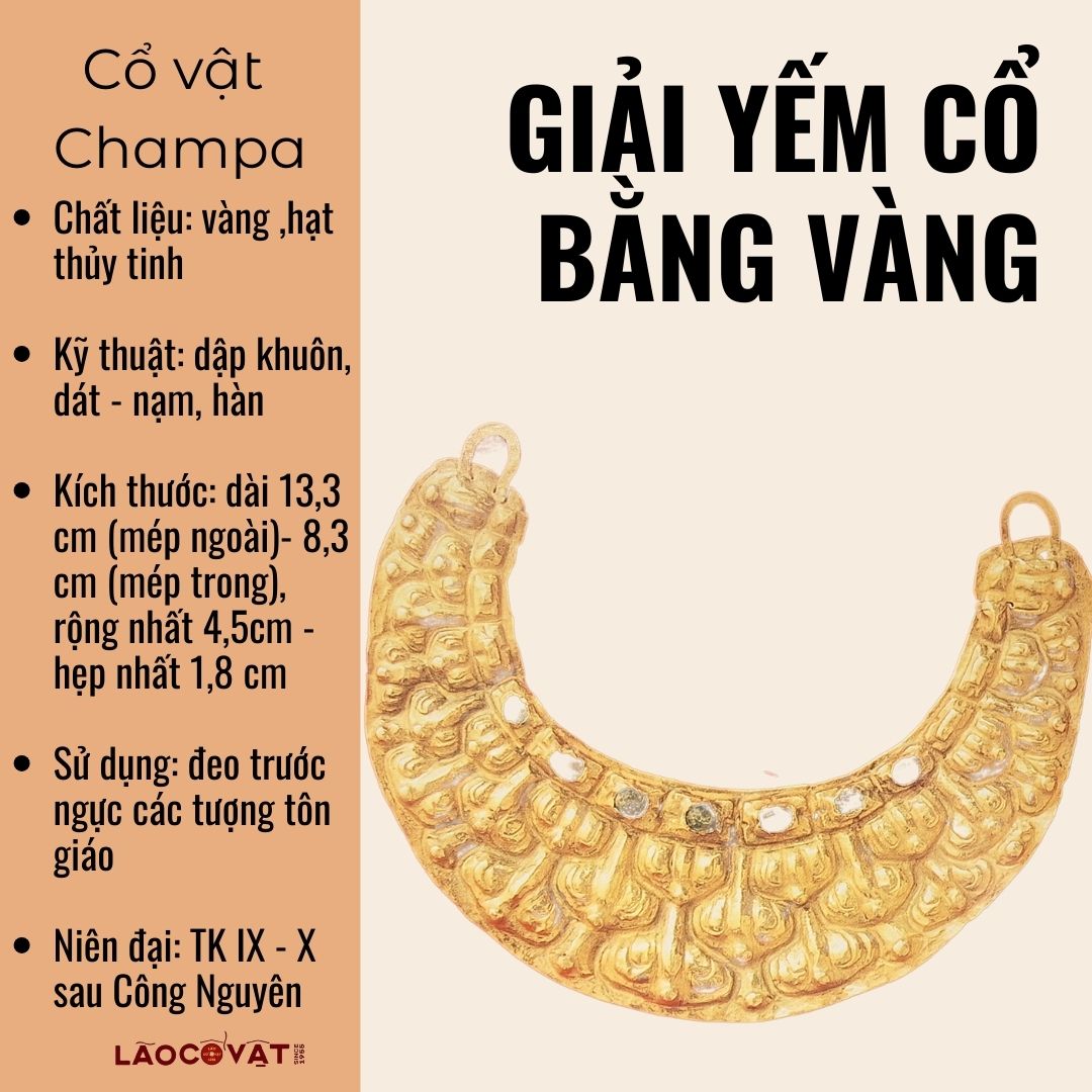 GIẢI YẾM CỔ BẰNG VÀNG - GOLD NECKLETS