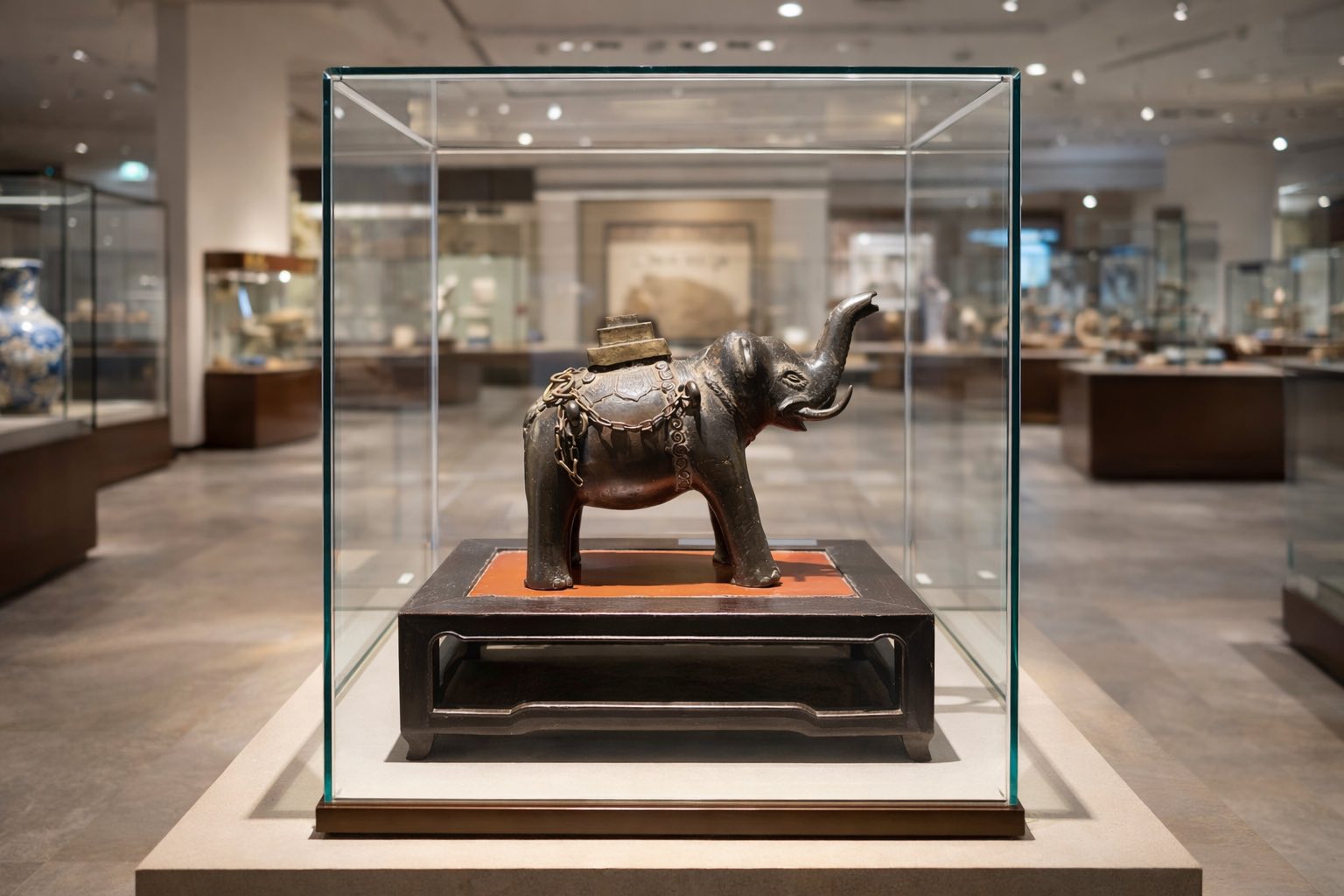 Ấm đồng hình voi