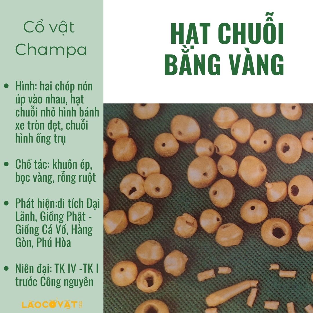 HẠT CHUỖI BẰNG VÀNG - GOLD BEADS