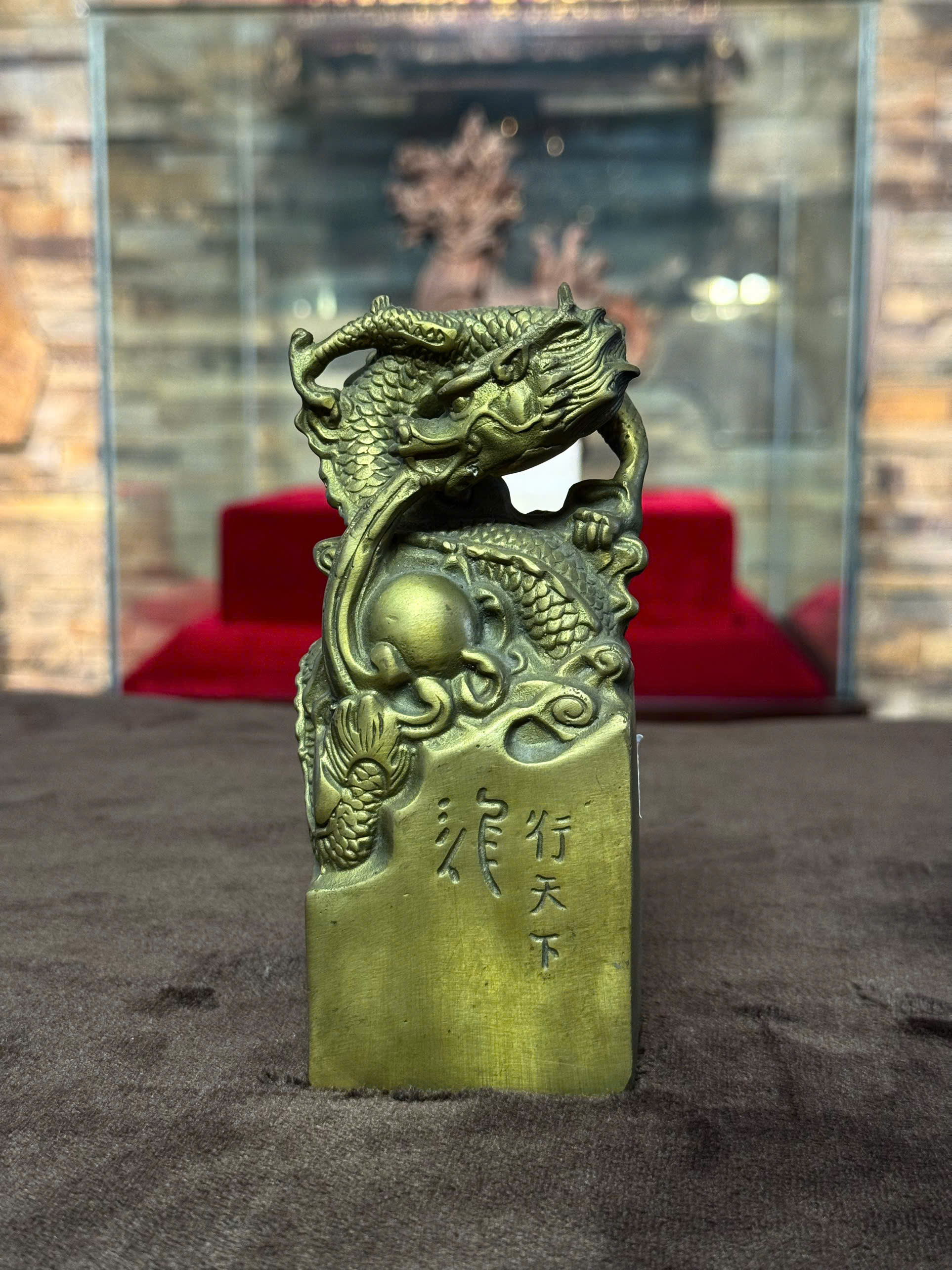 Triện đồng quai Rồng