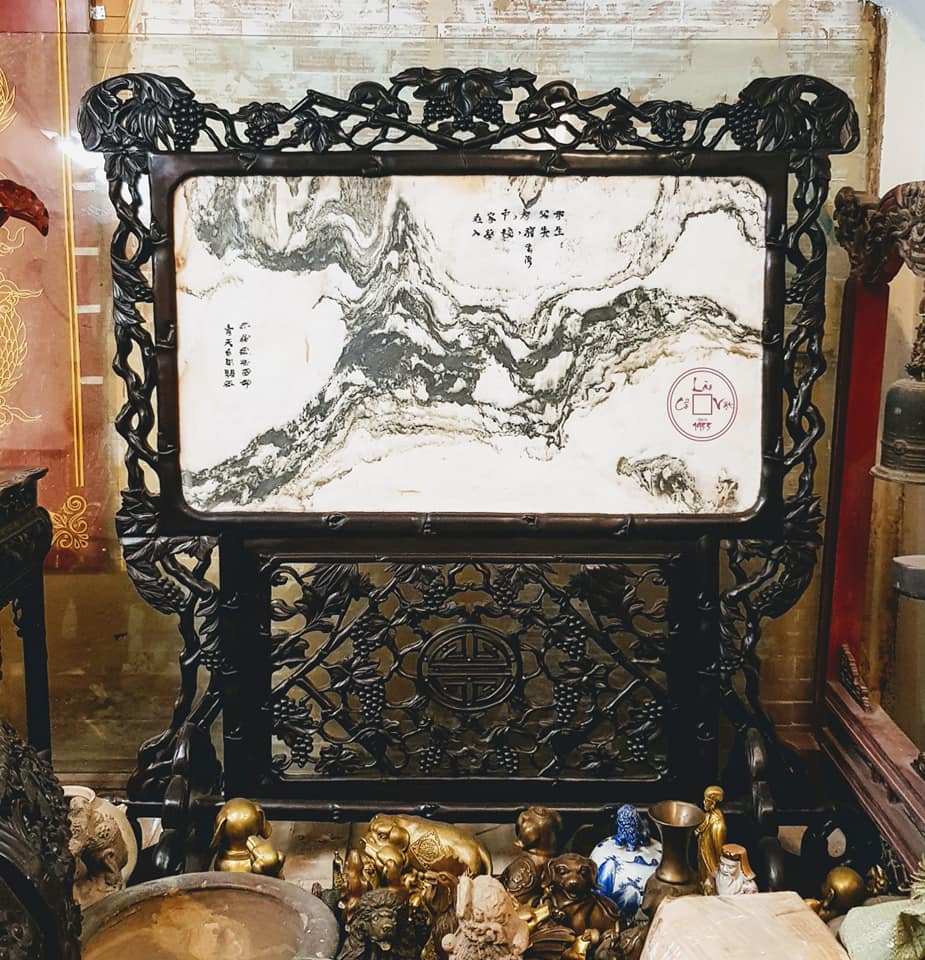 BÌNH PHONG (屏 風) TRÚC-NHO-SÓC