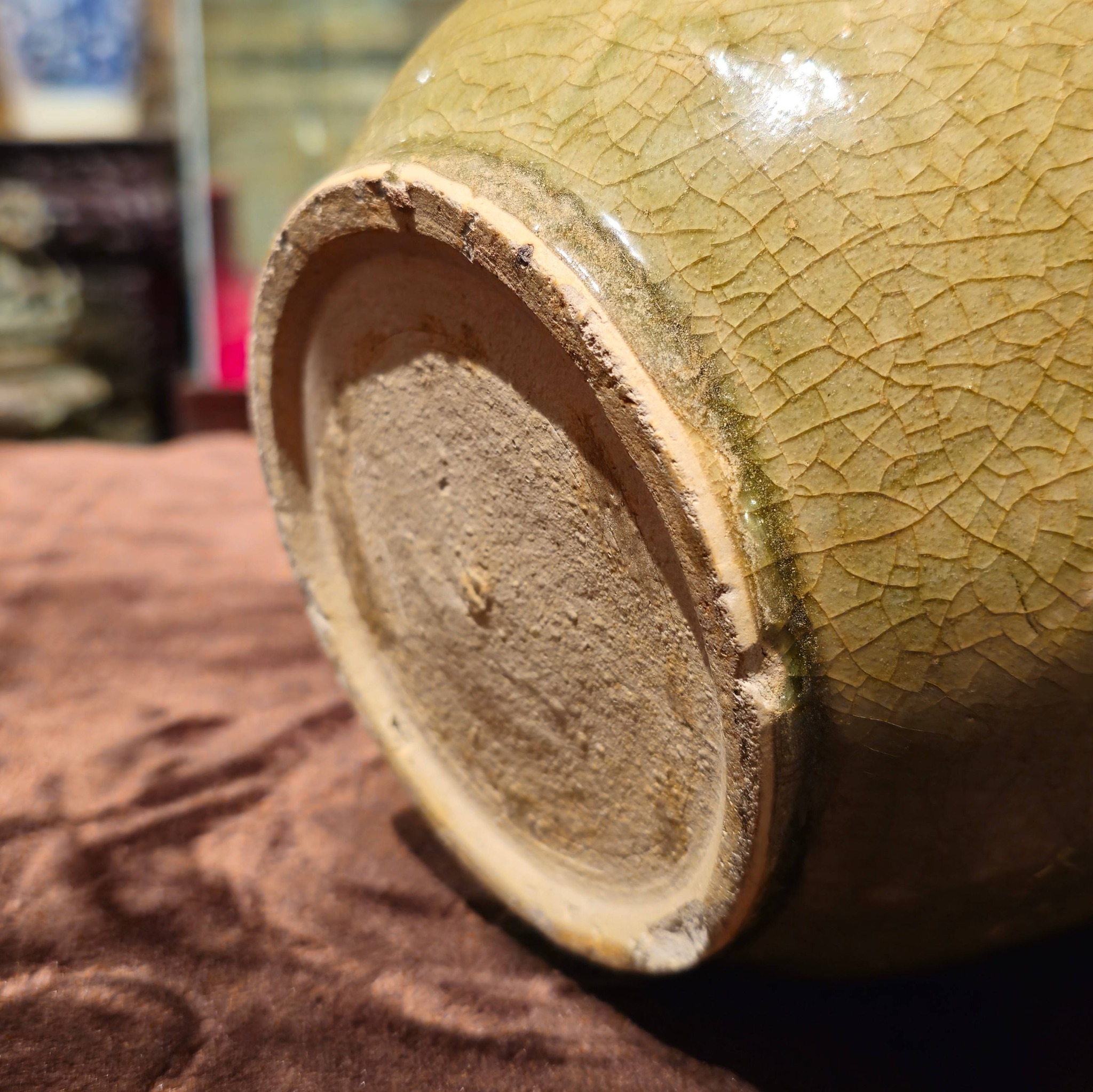 Ấm Men Ngọc Xanh Dưa Trần-Lê