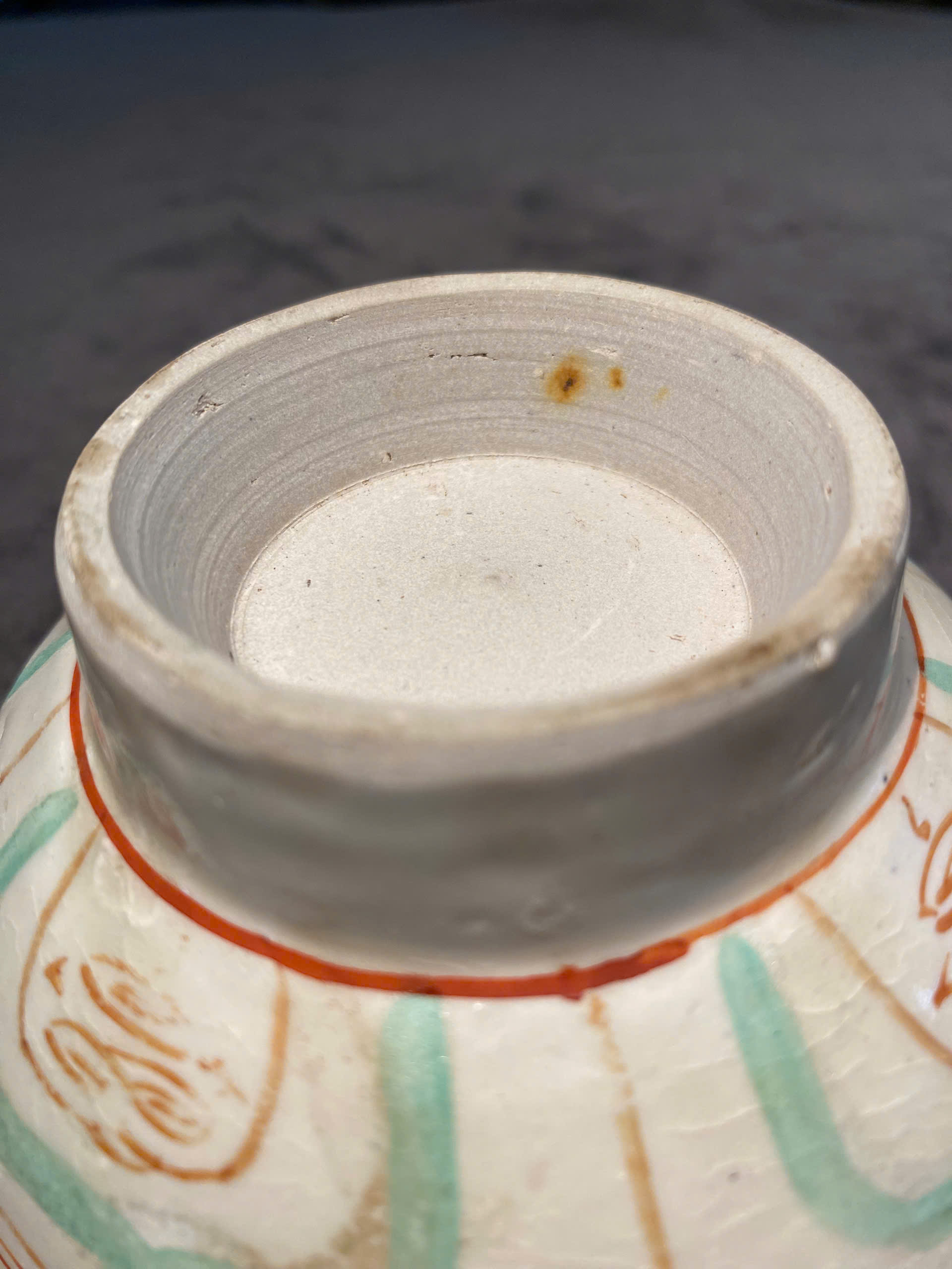 Bát vẽ cua Chu Đậu Tam thái