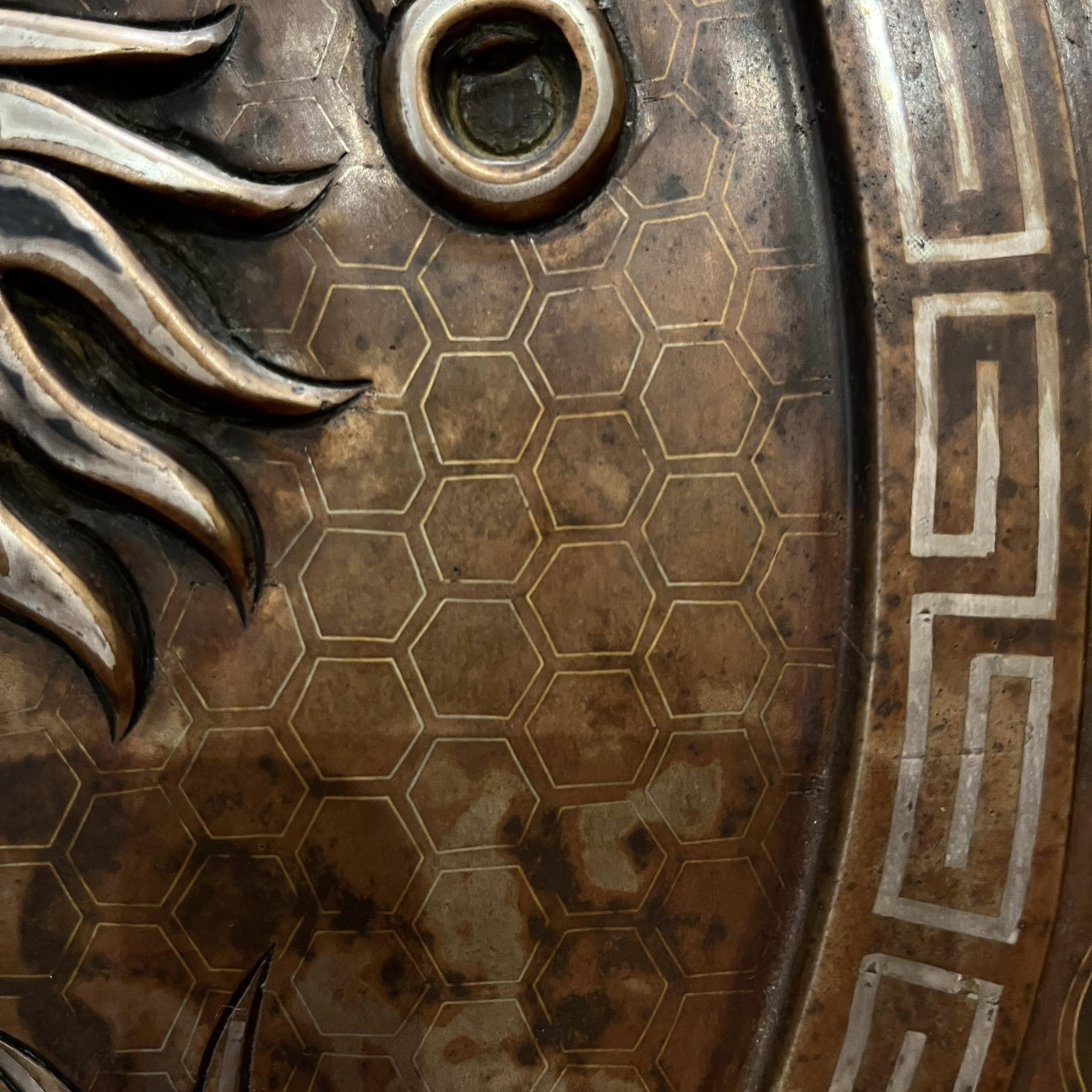 Lân vương Đại Nghiệp Miên Diên khảm tam khí