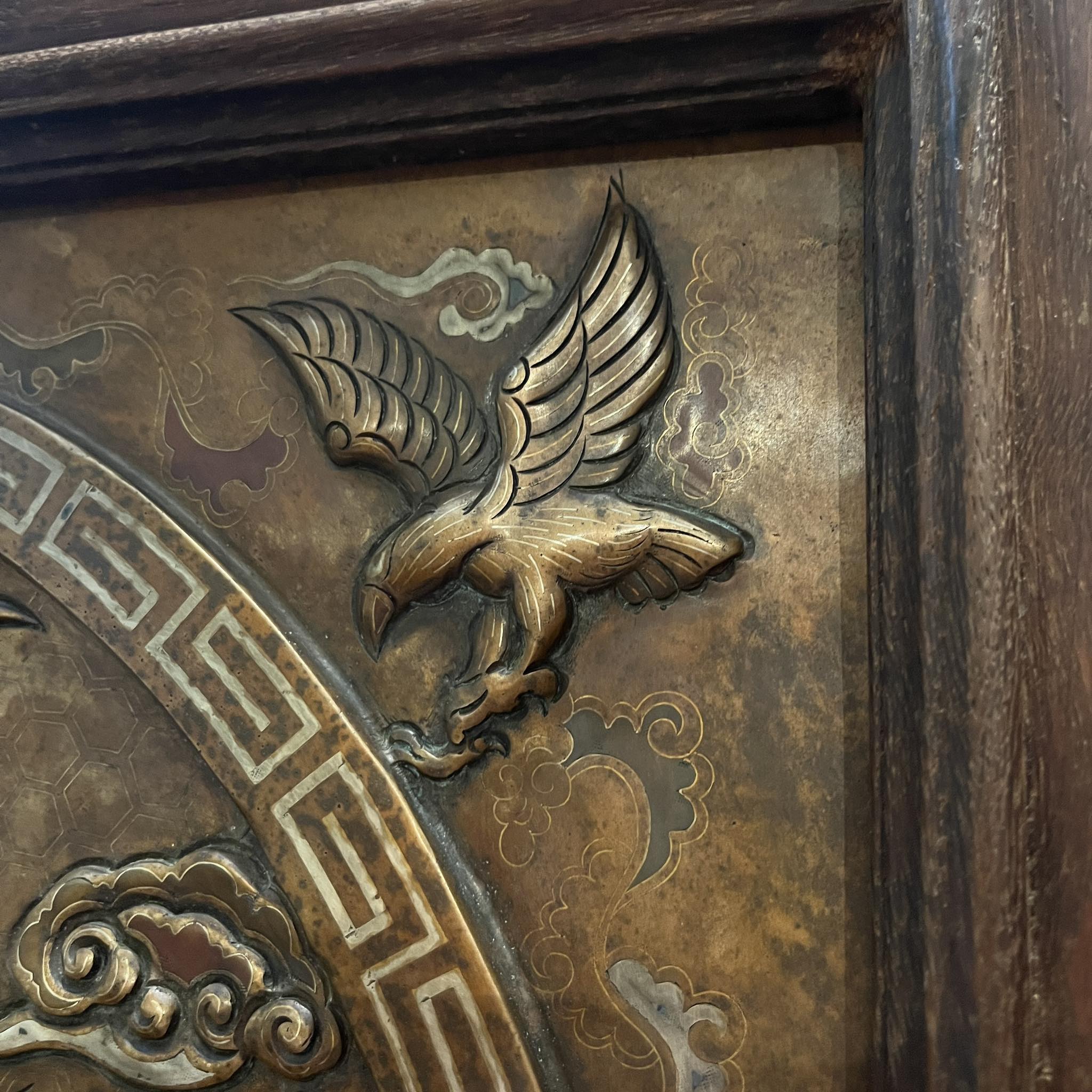 Lân vương Đại Nghiệp Miên Diên khảm tam khí