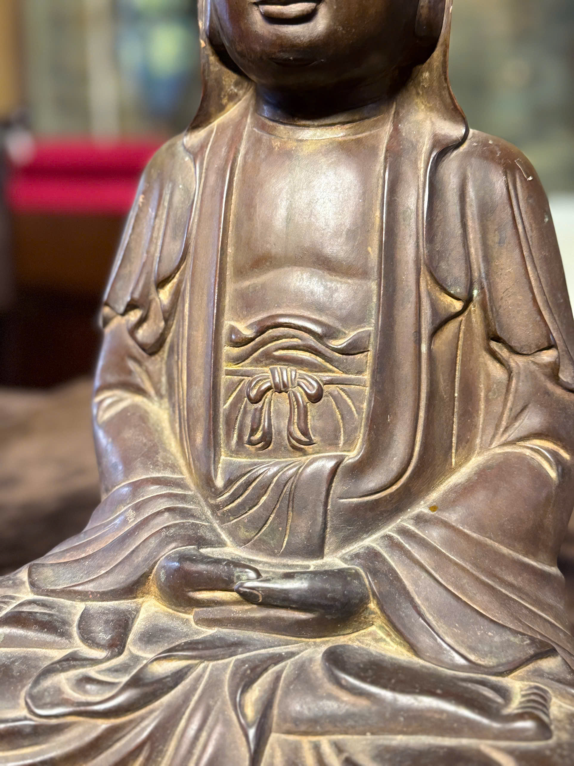 Ngài Quan Thế Âm Bồ Tát chất liệu đồng