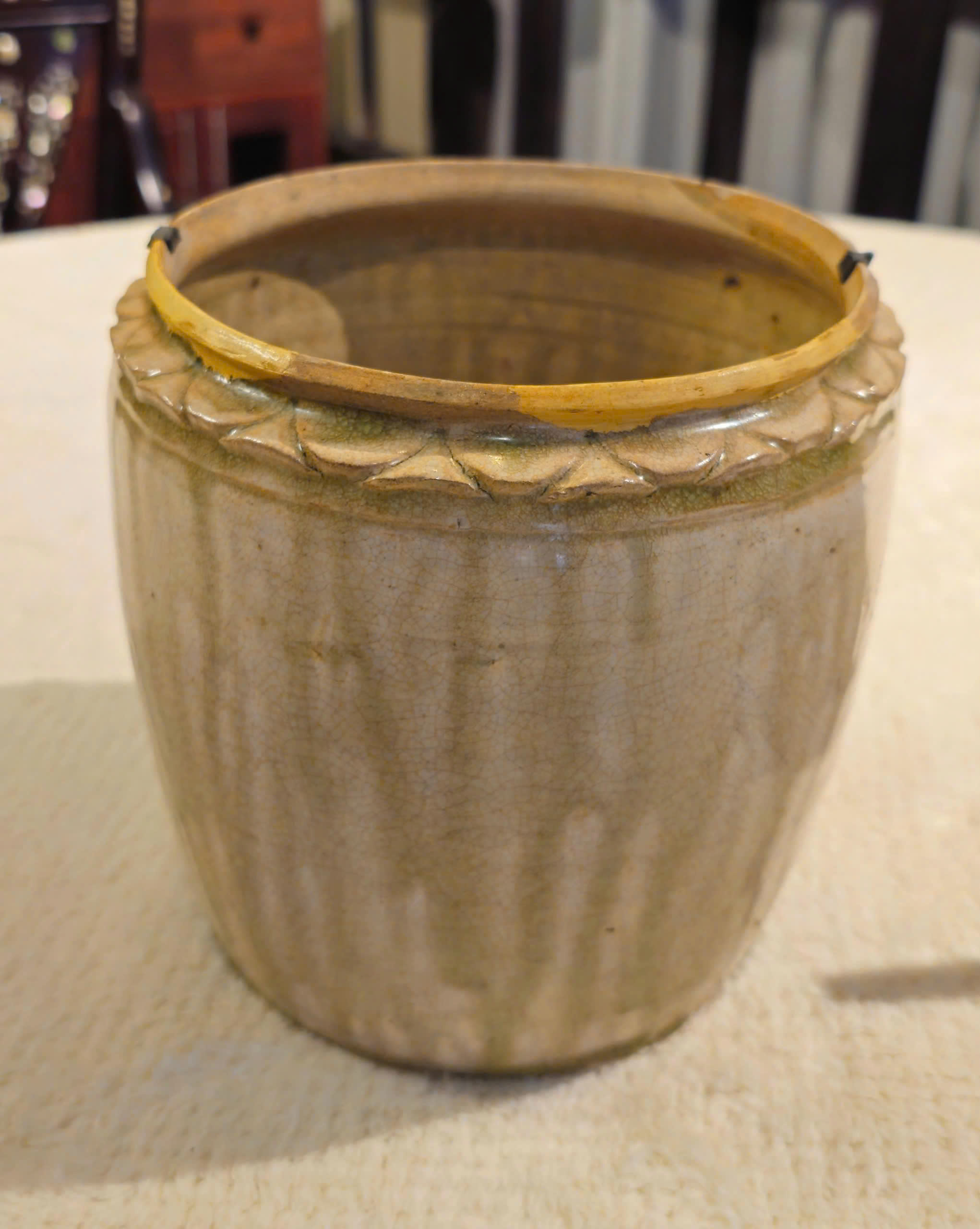 Thạp cánh sen men lục