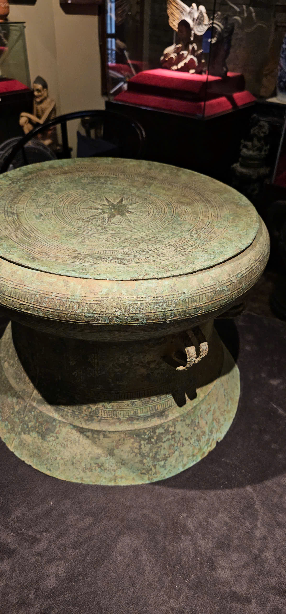 Trống đồng Đông Sơn 53cm