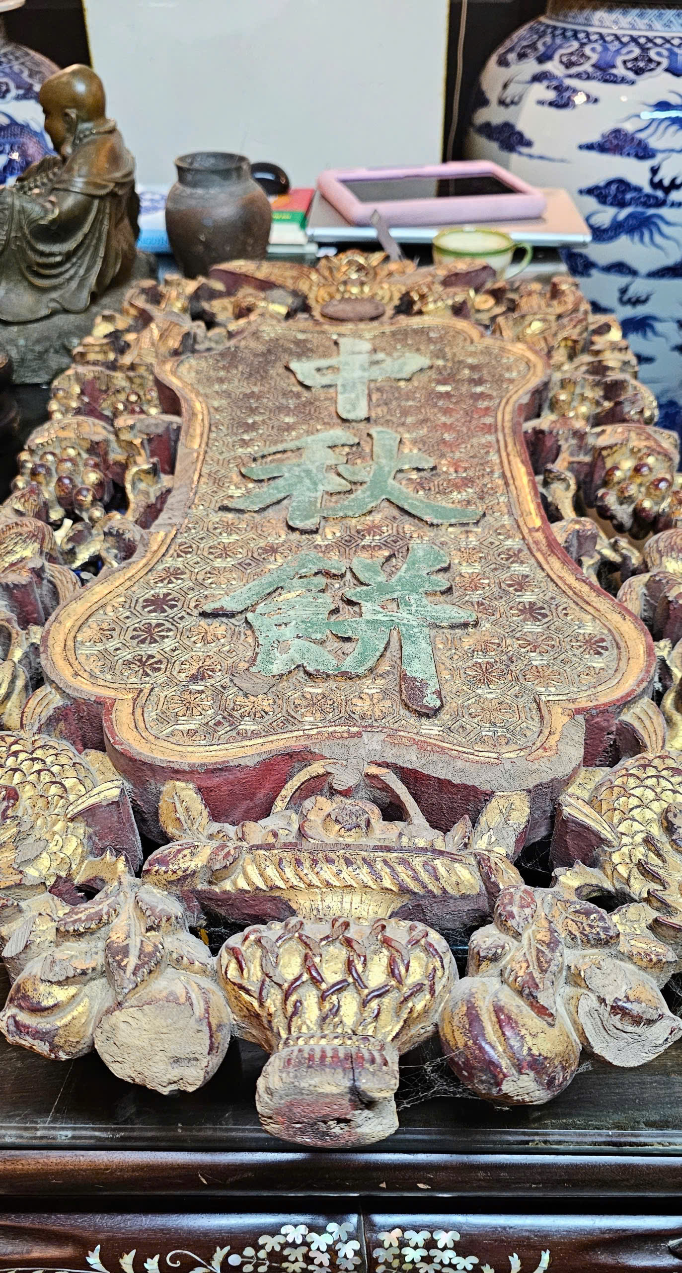 Sơn thếp Tàu-Trung thu bánh