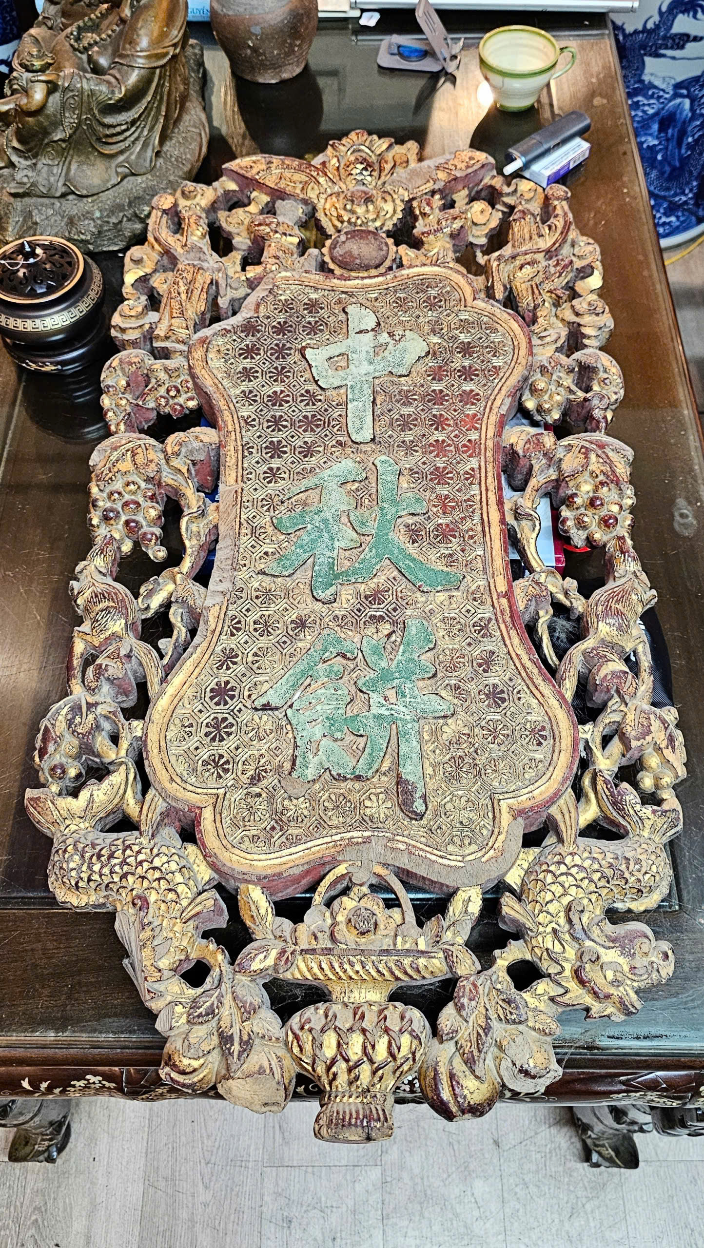 Sơn thếp Tàu-Trung thu bánh